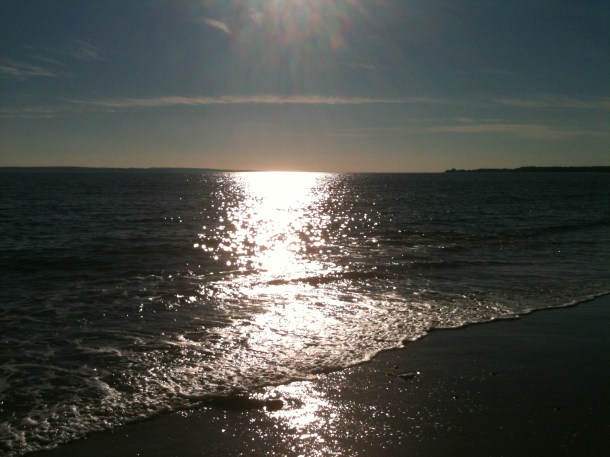 I love being a beach bum.